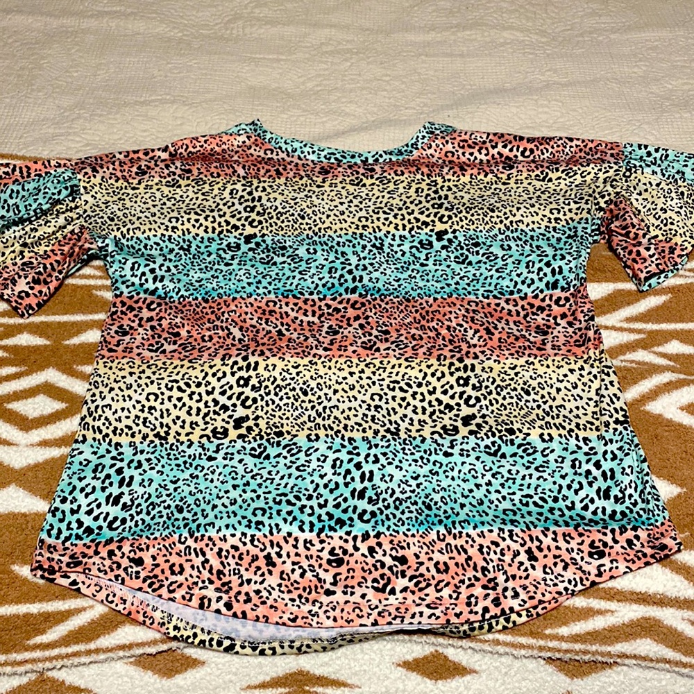 Womens cheetah print top